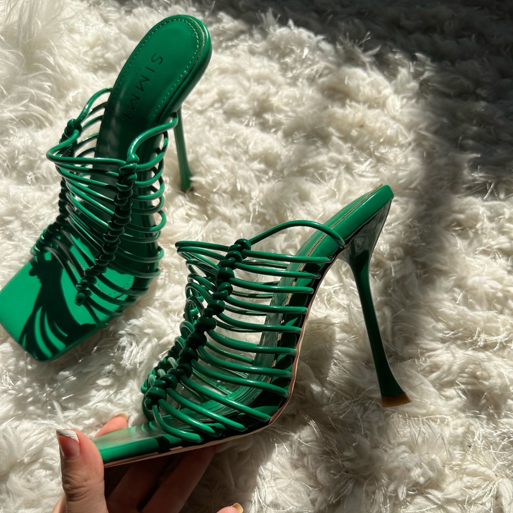 Green SIMMI mules - Picture 4 of 5
